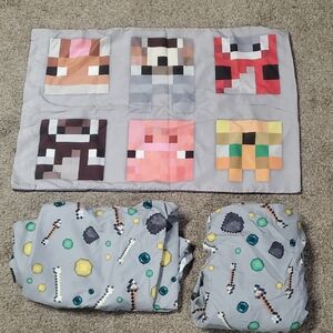 Minecraft Kids Twin Sheet Set